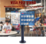 Dual VESA Counter Rotatable Pole
